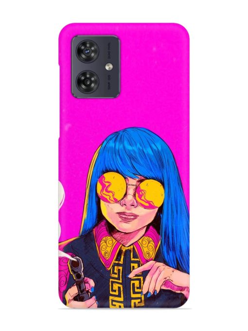 Aesthetic Anime Girl Snap Case for Motorola Moto G64 (5G) Zapvi