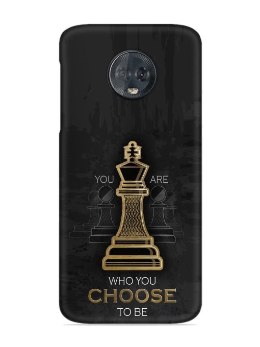 You Are Who Choose To Be Snap Case for Motorola Moto G6 Plus Zapvi