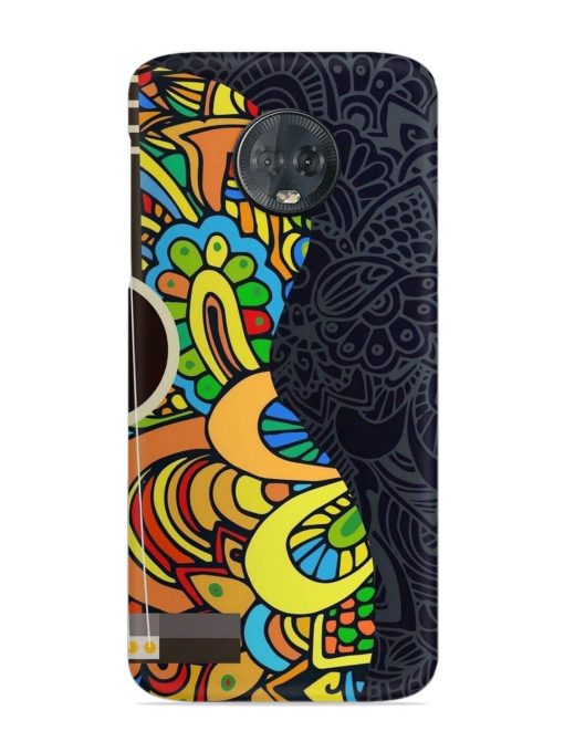 Guitar Vector Art Snap Case for Motorola Moto G6 Plus Zapvi