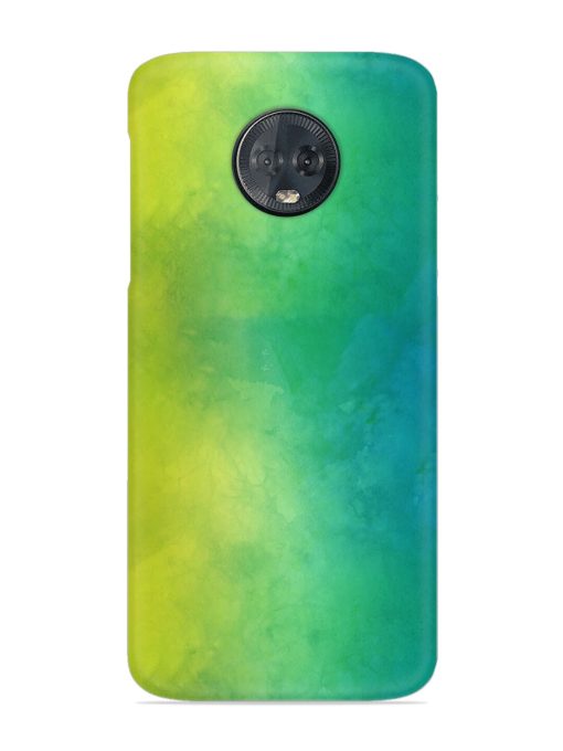 Yellow Green Gradient Snap Case for Motorola Moto G6 Plus