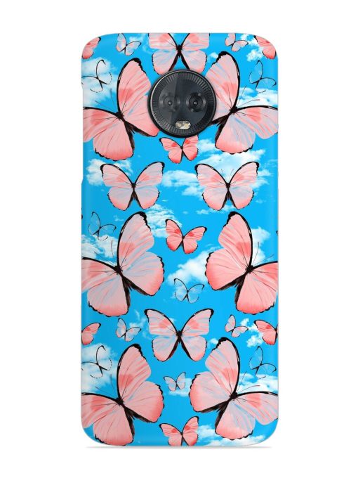 Seamless Pattern Tropical Snap Case for Motorola Moto G6 Plus