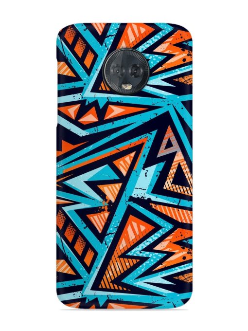 Abstract Seamless Grunge Snap Case for Motorola Moto G6 Plus Zapvi