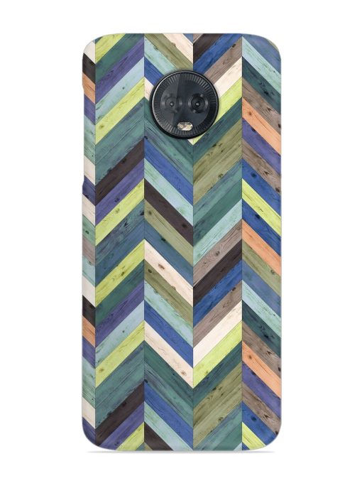 Chevron Random Color Snap Case for Motorola Moto G6 Plus