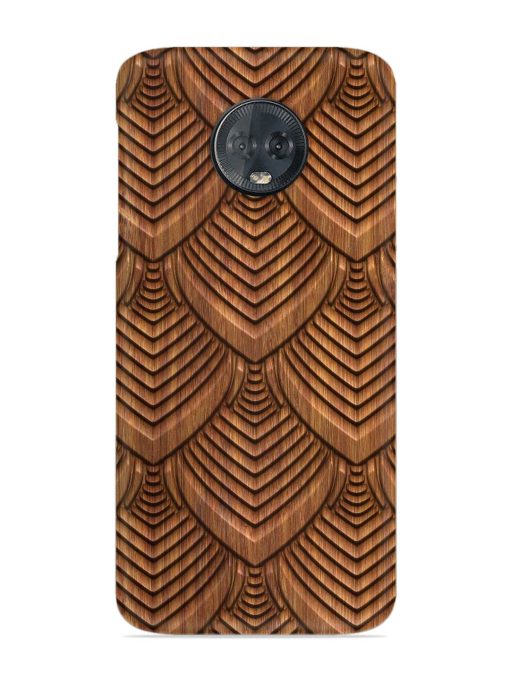 Carved Pattern On Snap Case for Motorola Moto G6 Plus Zapvi