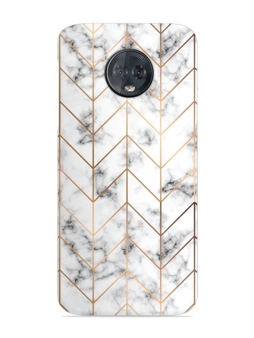 Vector Marble Texture Snap Case for Motorola Moto G6 Plus Zapvi