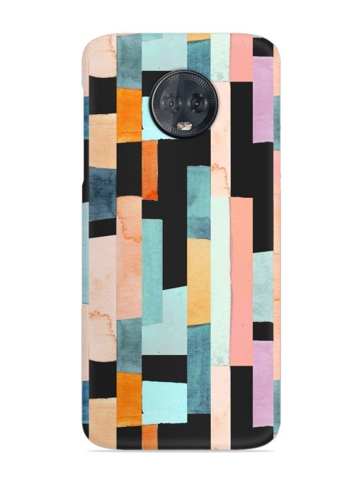 Geometric Seamless Pattern Snap Case for Motorola Moto G6 Plus Zapvi