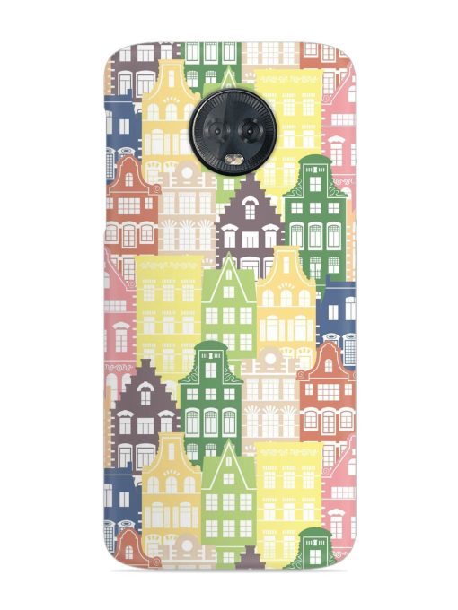 Seamless Shapes Pattern Snap Case for Motorola Moto G6 Plus