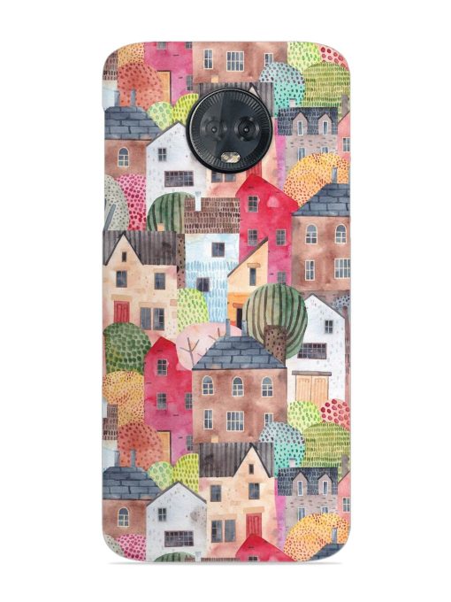 Abstract Seamless Pattern Snap Case for Motorola Moto G6 Plus Zapvi