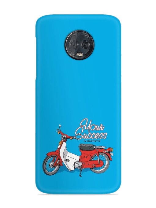 Motorcycles Image Vector Snap Case for Motorola Moto G6 Plus Zapvi