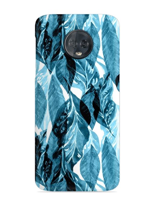 Leaves Pattern Jungle Snap Case for Motorola Moto G6 Plus