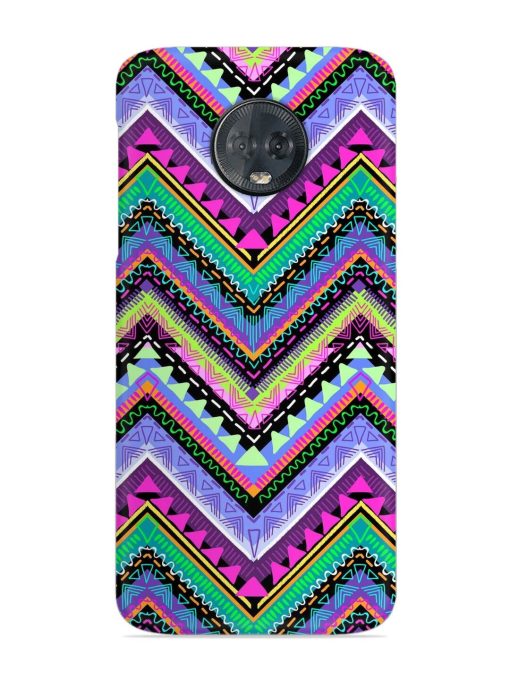 Tribal Aztec Print Snap Case for Motorola Moto G6 Plus