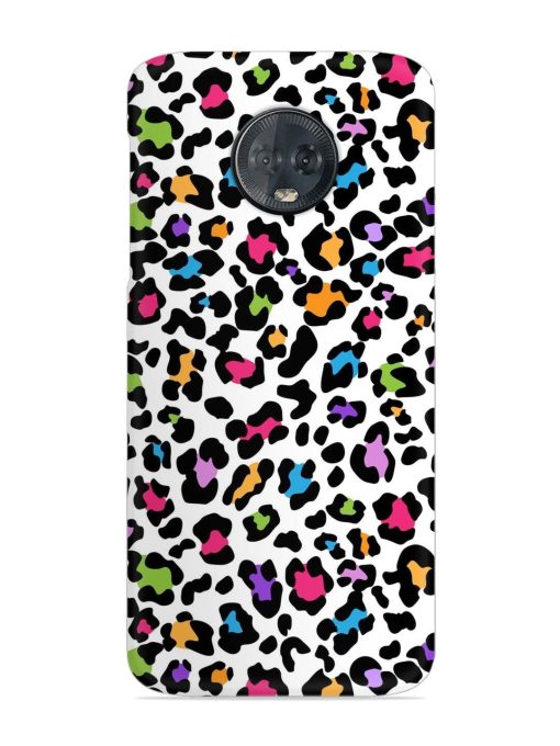 Seamless Leopard Pattern Snap Case for Motorola Moto G6 Plus Zapvi