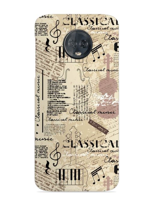 Classical Music Lpattern Snap Case for Motorola Moto G6 Plus