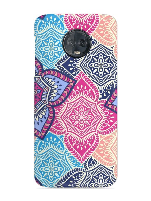 Ethnic Floral Seamless Snap Case for Motorola Moto G6 Plus Zapvi