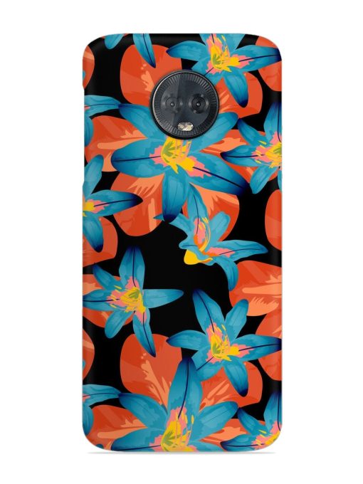 Philippine Flowers Seamless Snap Case for Motorola Moto G6 Plus Zapvi