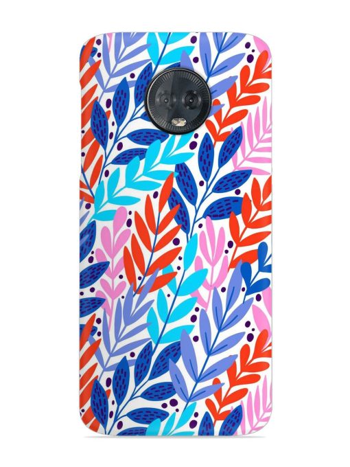 Bright Floral Tropical Snap Case for Motorola Moto G6 Plus