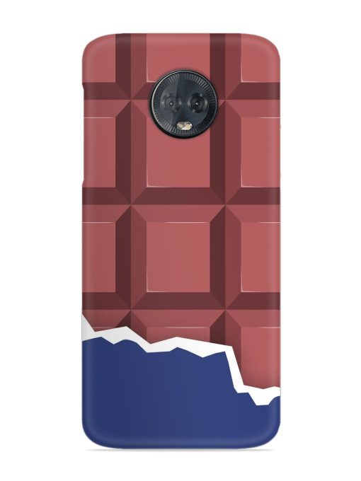 Chocolate Vector Art Snap Case for Motorola Moto G6 Plus Zapvi