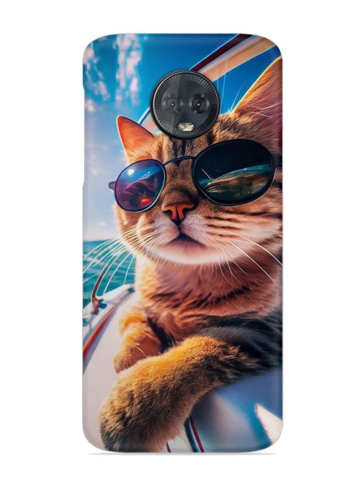 Cat In Style Snap Case for Motorola Moto G6 Plus