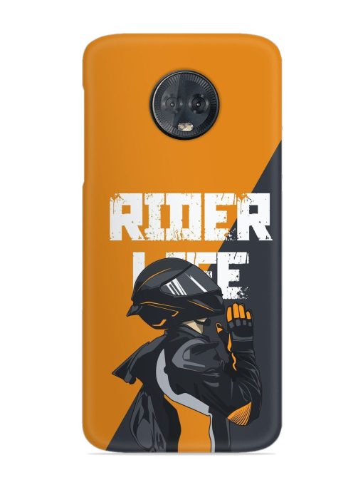 Rider Life Snap Case for Motorola Moto G6 Plus