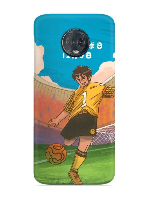 Soccer Kick Snap Case for Motorola Moto G6 Plus Zapvi