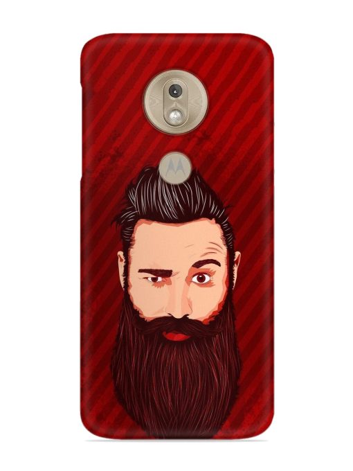 Beardo Man Snap Case for Motorola Moto G7 Play Zapvi