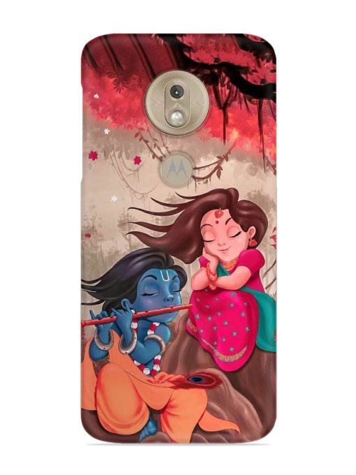 Radhe Krishna Water Art Snap Case for Motorola Moto G7 Play Zapvi