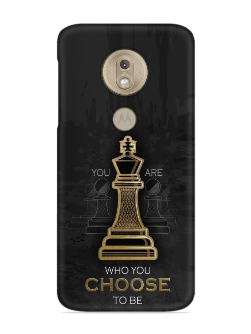 You Are Who Choose To Be Snap Case for Motorola Moto G7 Play Zapvi