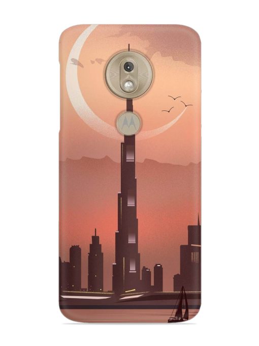 Landmark Burj Khalifa Snap Case for Motorola Moto G7 Play Zapvi