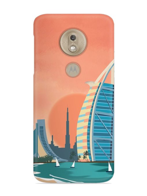 Dubai Architectural Scenery Snap Case for Motorola Moto G7 Play Zapvi