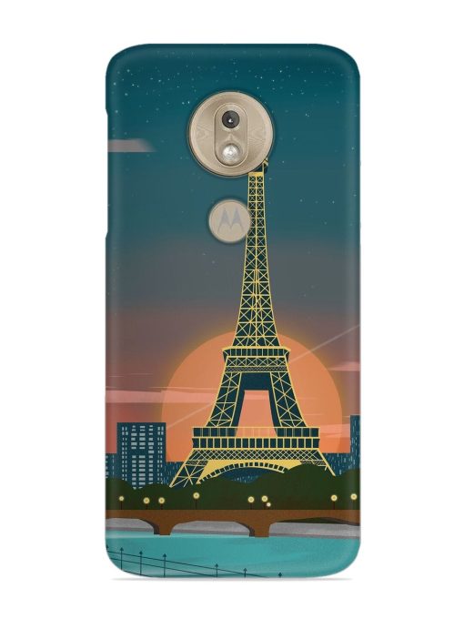 Scenery Architecture France Paris Snap Case for Motorola Moto G7 Play Zapvi