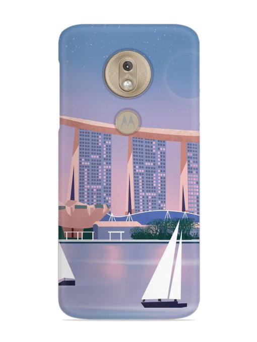 Singapore Scenery Architecture Snap Case for Motorola Moto G7 Play Zapvi