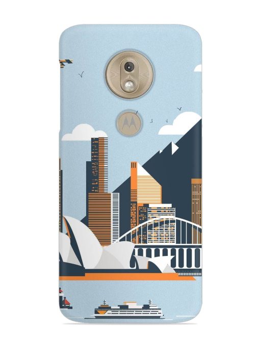 Sydney Opera Landscape Snap Case for Motorola Moto G7 Play Zapvi