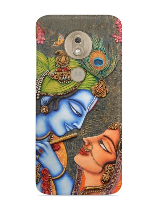 Lord Radha Krishna Flute Art Snap Case for Motorola Moto G7 Play Zapvi