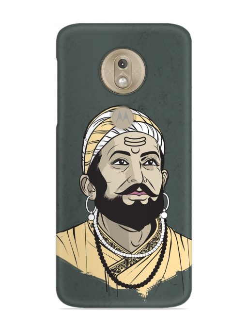 Shivaji Maharaj Vector Art Snap Case for Motorola Moto G7 Play