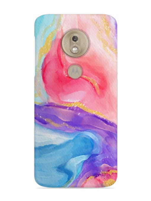 Watercolor Gradient Snap Case for Motorola Moto G7 Play Zapvi