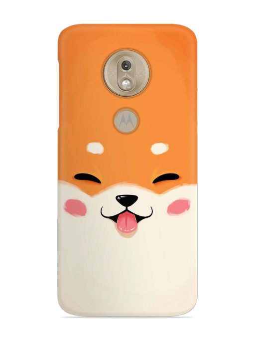 Happy Cat Art Snap Case for Motorola Moto G7 Play Zapvi