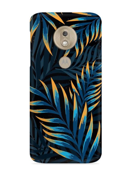 Abstract Leaf Art Snap Case for Motorola Moto G7 Play Zapvi