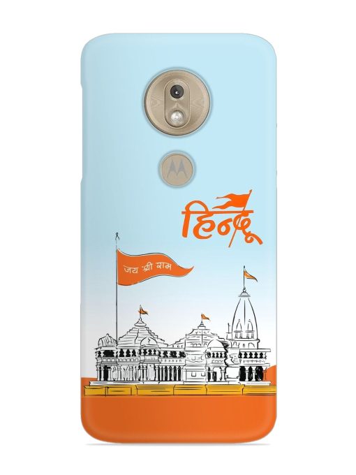 Ram Mandir Hindu Snap Case for Motorola Moto G7 Play Zapvi