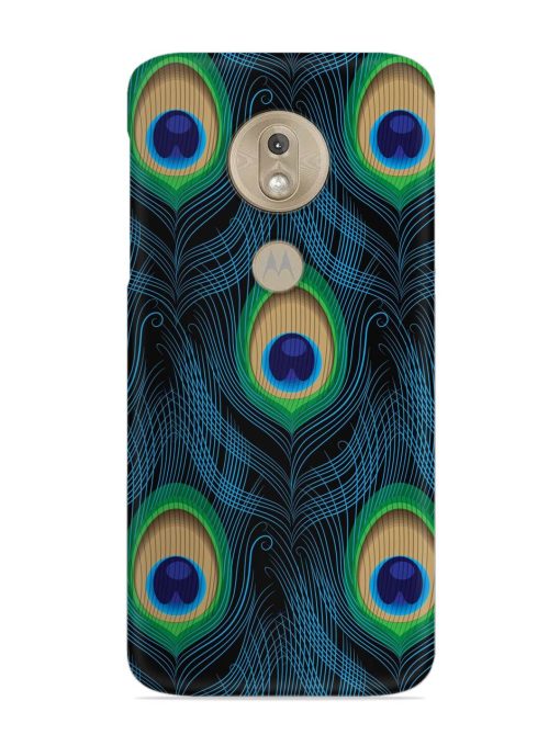 Seamless Pattern Peacock Snap Case for Motorola Moto G7 Play Zapvi