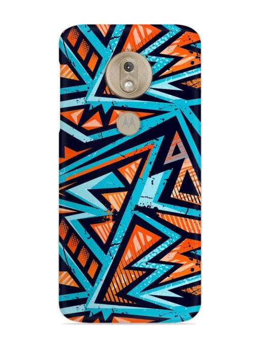 Abstract Seamless Grunge Snap Case for Motorola Moto G7 Play Zapvi