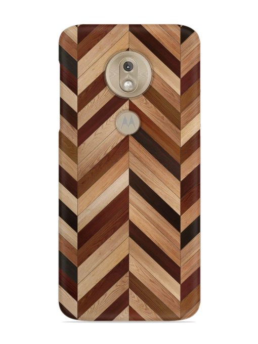 Seamless Wood Parquet Snap Case for Motorola Moto G7 Play Zapvi