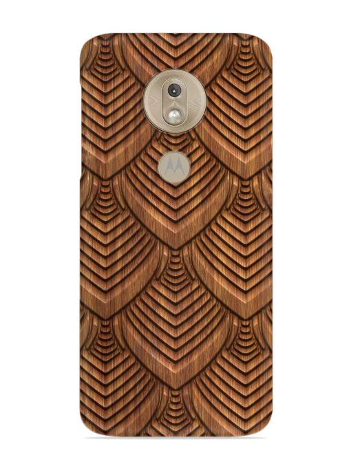 Carved Pattern On Snap Case for Motorola Moto G7 Play Zapvi