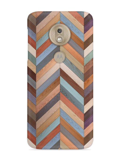 Seamless Wood Parquet Snap Case for Motorola Moto G7 Play Zapvi