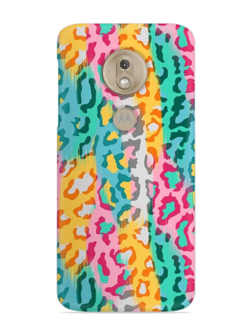 Seamless Vector Colorful Snap Case for Motorola Moto G7 Play Zapvi