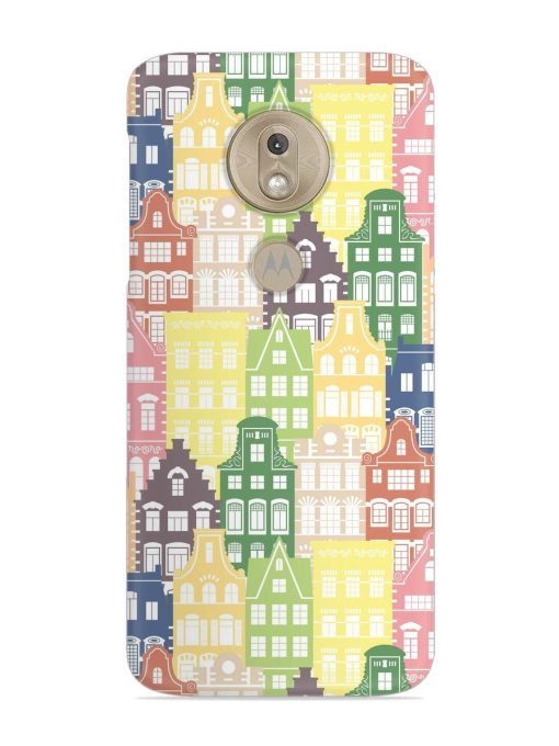 Seamless Shapes Pattern Snap Case for Motorola Moto G7 Play