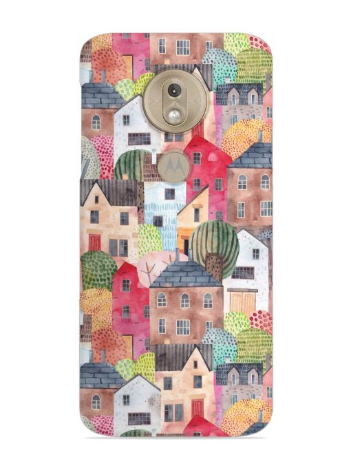 Abstract Seamless Pattern Snap Case for Motorola Moto G7 Play Zapvi