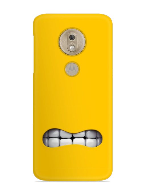 Mouth Character On Snap Case for Motorola Moto G7 Play Zapvi