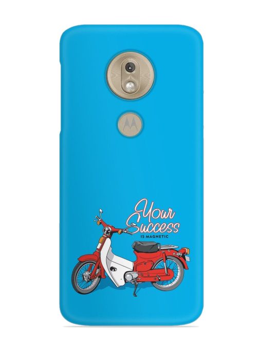 Motorcycles Image Vector Snap Case for Motorola Moto G7 Play Zapvi