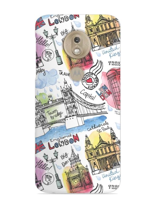 Vector London Landmark Snap Case for Motorola Moto G7 Play