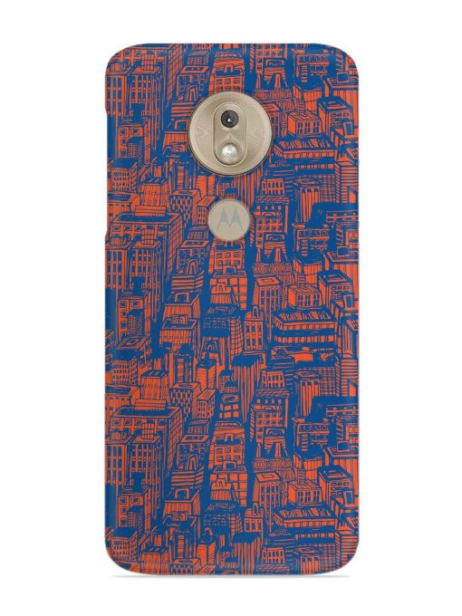 Hand Drawn Seamless Snap Case for Motorola Moto G7 Play Zapvi